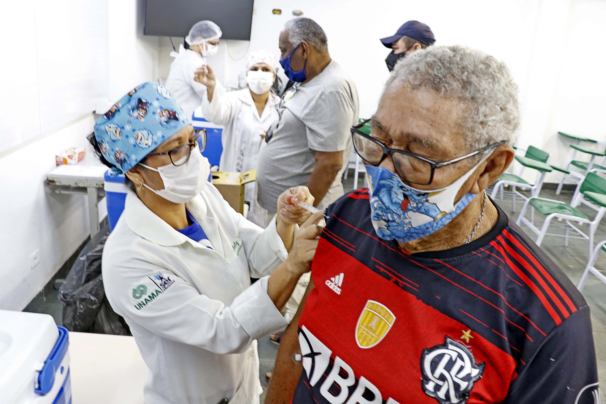 Ações estão previstas para o dia 27 de fevereiro, com foco no reforço contra a Covid-19, mas também contemplam outras doenças imunopreveníveis. Foto: Irene Almeida/Diário do Pará.