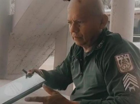 Um sargento da Polícia Militar identificado como Eduardo Antônio Farias de Moraes sofreu um atentado a bala praticado por três criminosos que saíram de uma mata próxima a casa do militar e o surpreenderam atirando. Foto: Divulgação