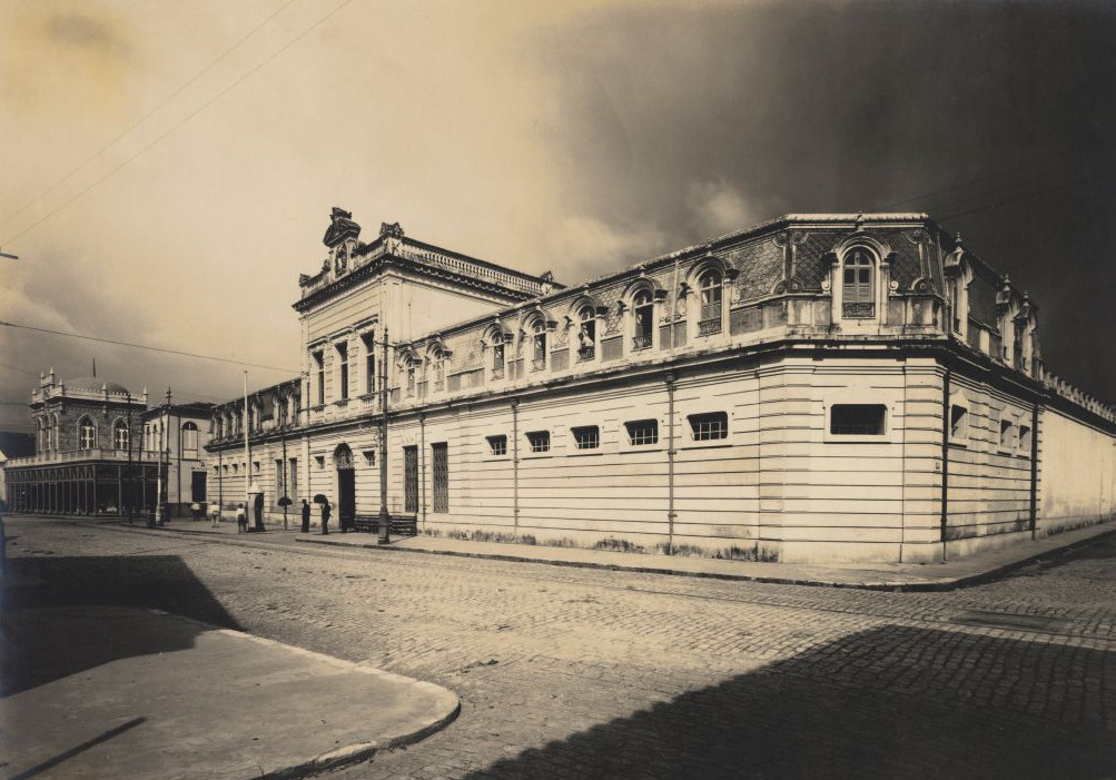 Quartel da Polícia Militar, na Rua Gaspar Viana, sem data conhecida. Fonte Instituto Moreira Sales