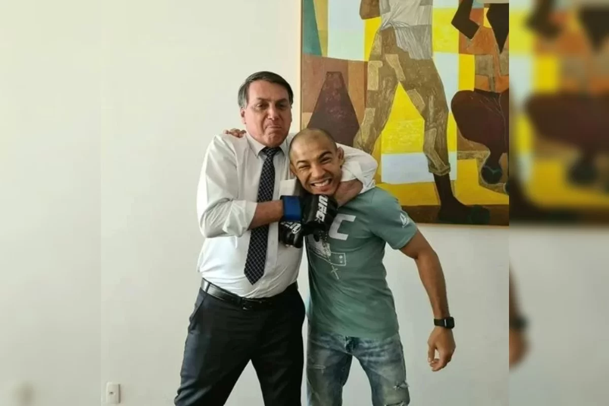 Bolsonaro pede para ficar mais tempo em casa de lutador nos EUA. Foto: Divulgação