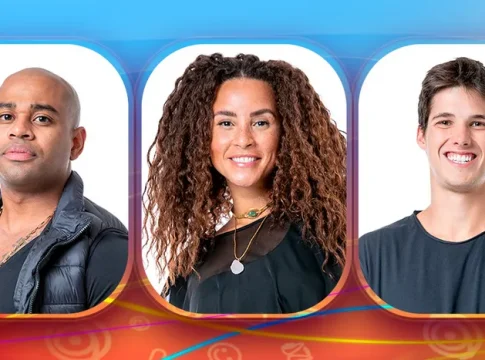 Após eliminação de Marília, chegou a hora de Cezar, Domitila e Gabriel se enfrentarem na berlinda. Foto: Divulgação