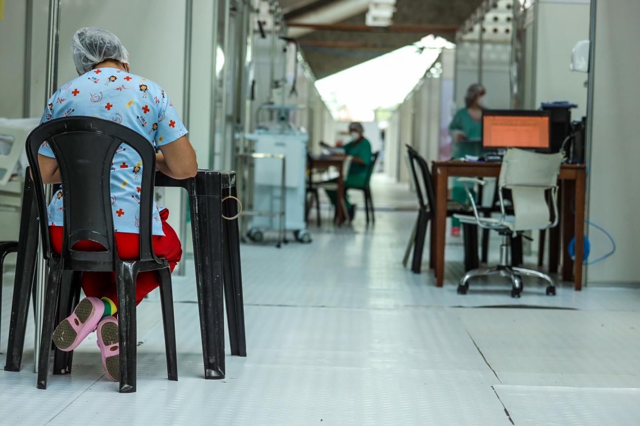 Os profissionais de saúde foram cruciais no atendimento aos pacientes durante a pandemia. Foto: Agência Pará