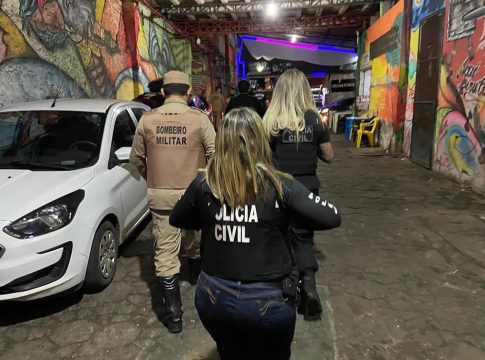 Em Belém, ação conjunta fiscaliza e orienta proprietários de bares e casas noturnas sobre prevenção de incêndio. Foto: Divulgação
