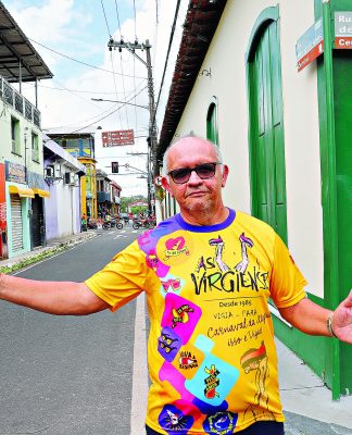 Preparativos para o Carnaval de Vigia 2023 estão a mil. Paulo Costa viu tudo começar no Carnaval da cidade. Foto: Celso Rodrigues/ Diário do Pará.