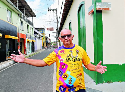 Preparativos para o Carnaval de Vigia 2023 estão a mil. Paulo Costa viu tudo começar no Carnaval da cidade. Foto: Celso Rodrigues/ Diário do Pará.