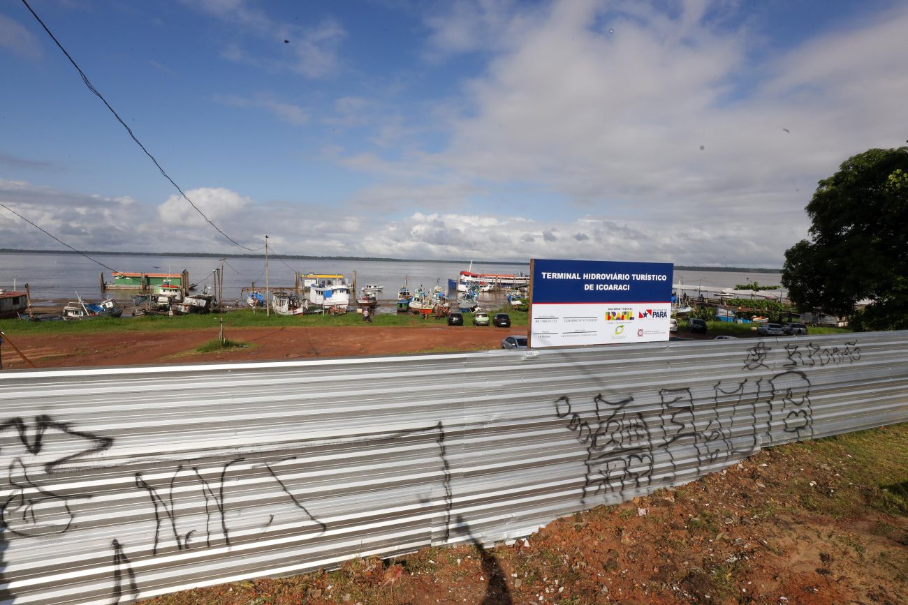 Governo do Estado dá início a obras de construção do novo Terminal Hidroviário Turístico de Icoaraci. Foto: Agência Pará