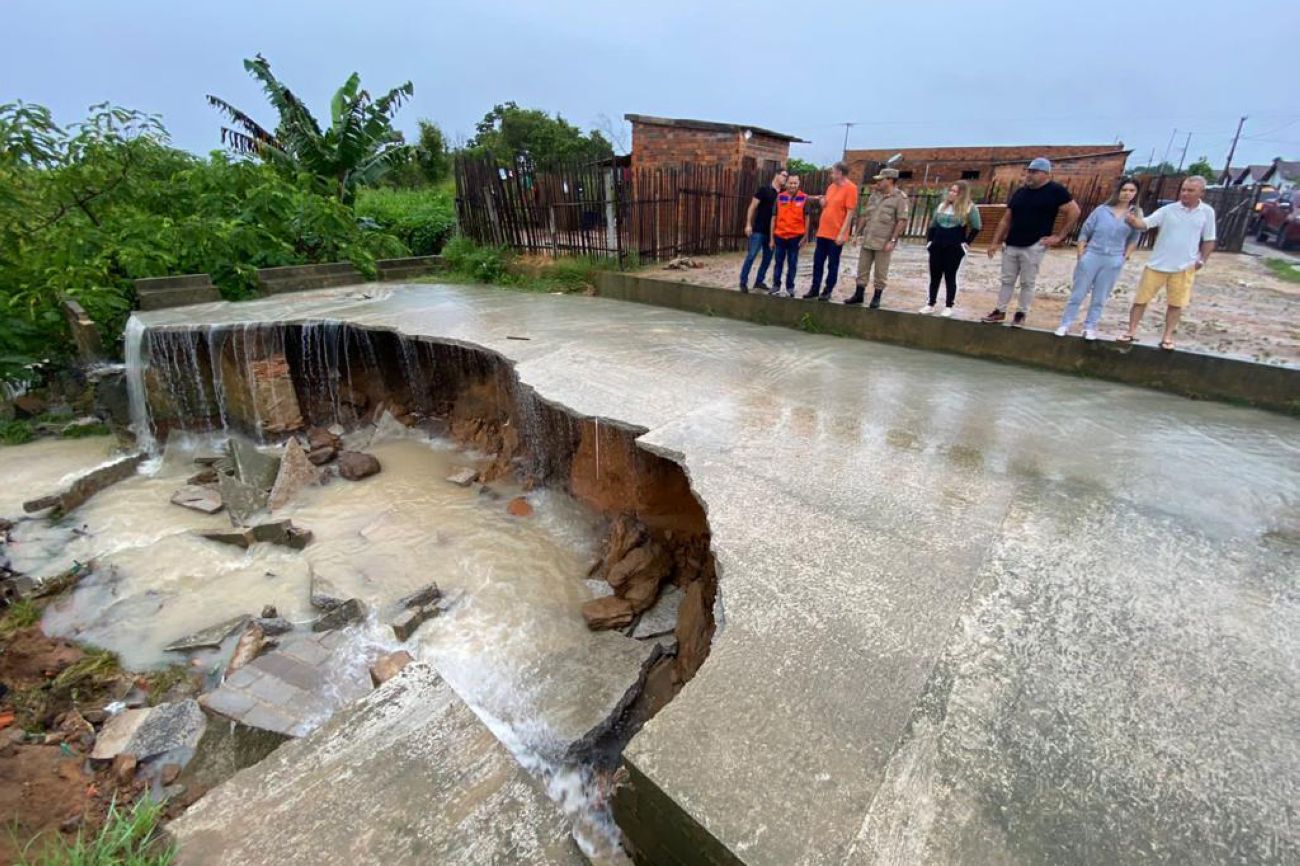 Até o momento, não há vítimas e três pontos críticos já foram identificados. Foto: Evaldo Jr