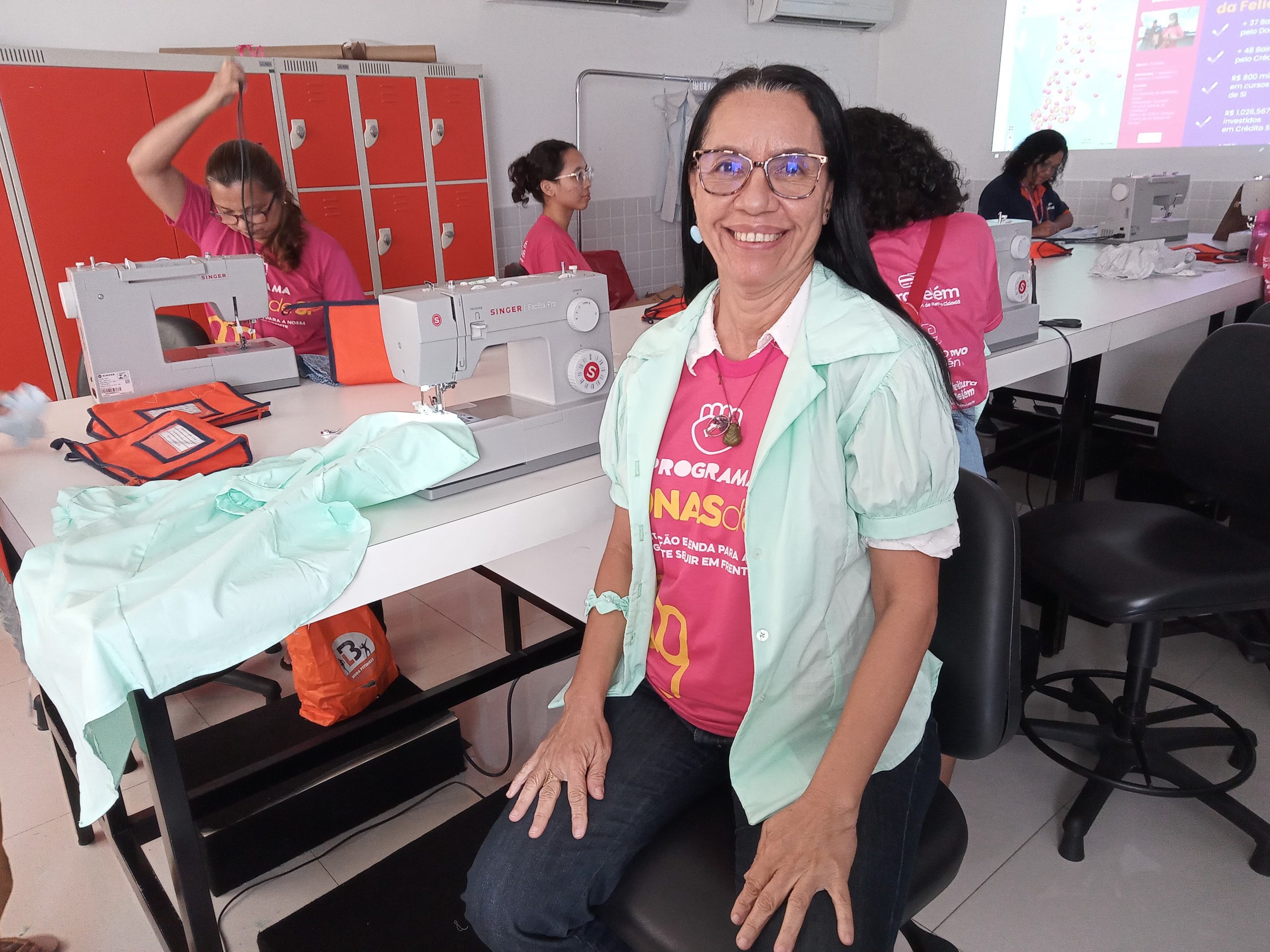 Oo programa já chega a 1.076 pessoas atendidas pelo serviço gratuito, que oportuniza aprendizados voltados à geração de renda imediata. Foto: Agência Belém