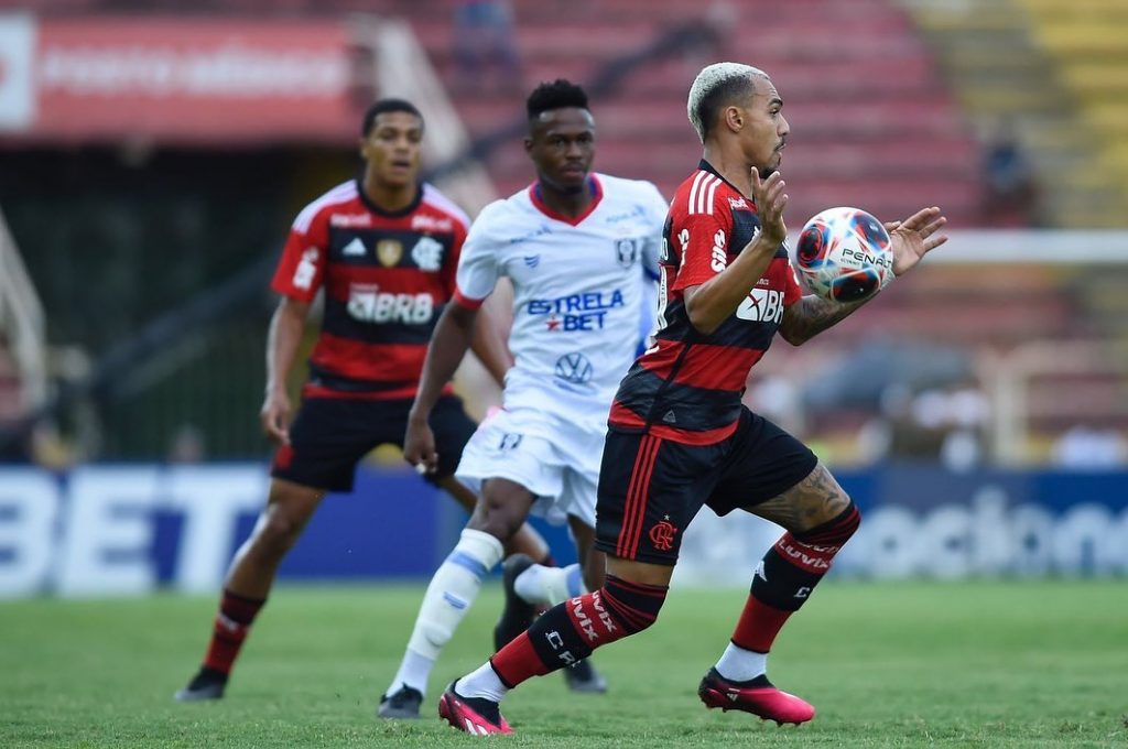 O Mengão não teve problemas para bater o Resende. Foto: Flamengo/Divulgação O Mengão não teve problemas para bater o Resende. Foto: Flamengo/Divulgação