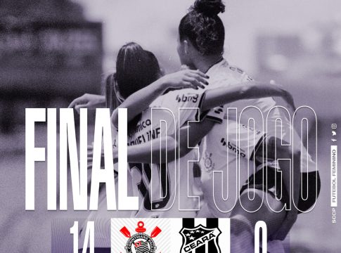 Na estreia do Brasileirão Feminino 2023, o Corinthians goleou o Ceará pelo placar de 14 a 0.
