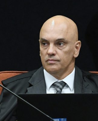 Em abril deste ano, o aliado de Trump classificou Moraes como uma "ameaça à democracia". Foto: Carlos Moura/STF