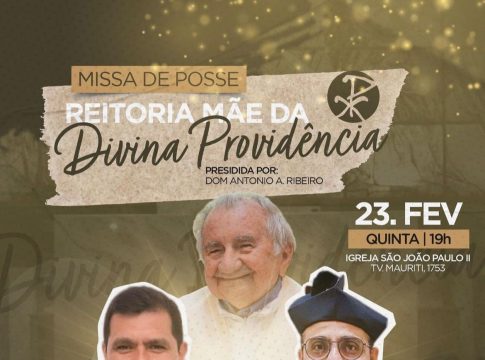 É a primeira vez que novos padres tomam posse desde o falecimento de seu fundador, Cônego Raul Tavares de Sousa. Foto: Divulgação