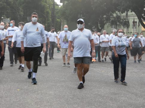 O percurso, realizado neste formato pela primeira vez em 2022, será uma caminhada com oração, pelas calçadas, sem interrupção do trânsito. Fotos: Salim Wariss - Ascom Guarda de Nazaré
