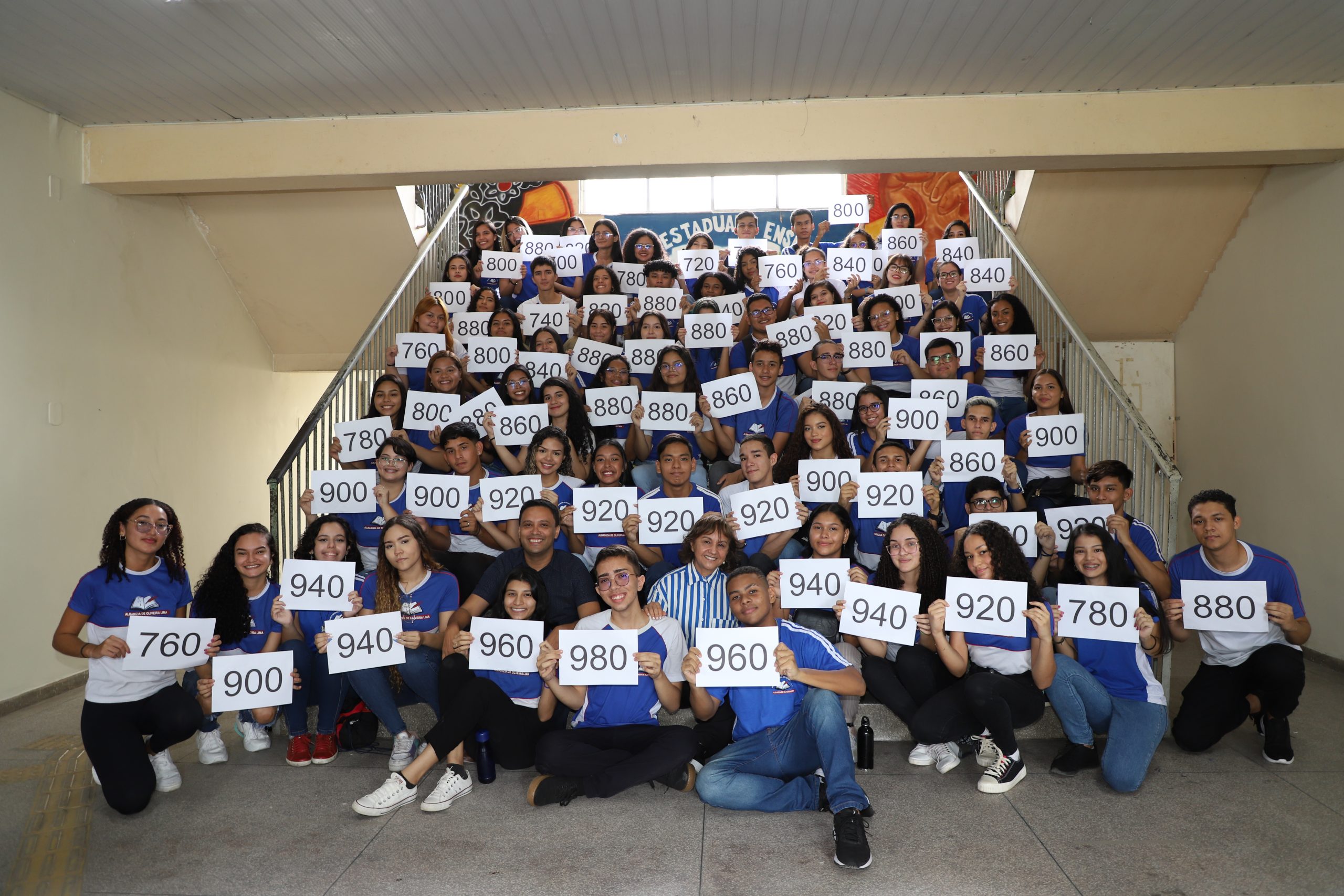 Estudantes tiveram um ótimo desempenho na prova de redação, com notas médias entre 700 a 980 pontos. Foto: Mauro Ângelo/ Diário do Pará.