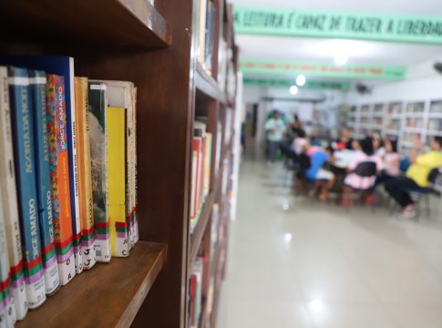 Espaço Cultural Nossa Biblioteca foi fundado em 1978, no bairro do Guamá, para desenvolver a comunidade e expandir conhecimento Foto: Mauro Ângelo/ Diário do Pará.