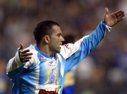 Carreira de Iarley deslanchou após a campanha histórica com o Papão na Libertadores em 2003 - Foto: Daniel Garcia/AFP