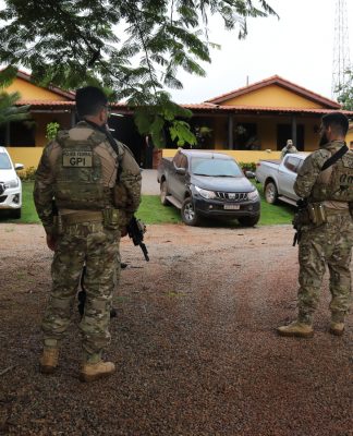 Policiais cumpriram um mandado de prisão e nove de busca e apreensão. Foto: PF/divulgação