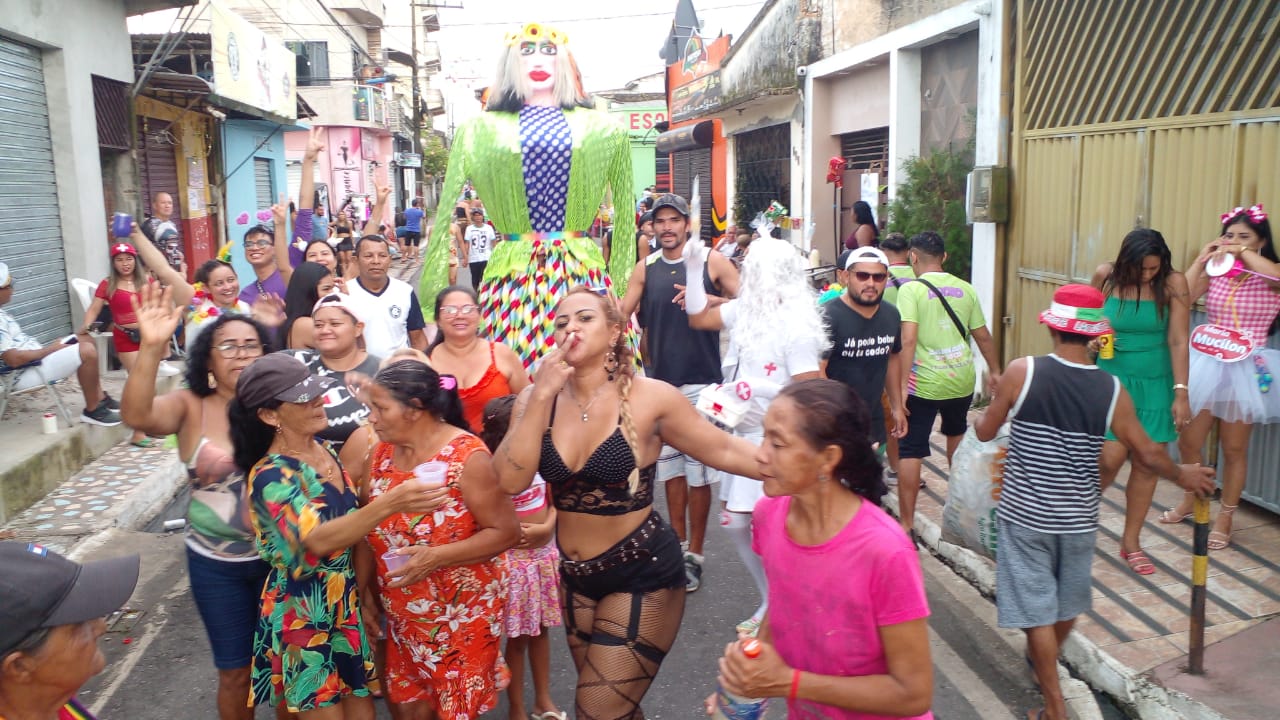 A alegria tomou conta das ruas históricas de Vigia. Foto: Celso Rodrigues