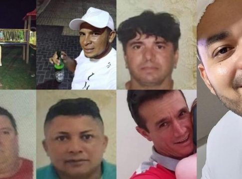 As vítimas da chacina em Sinop. Foto: Reprodução