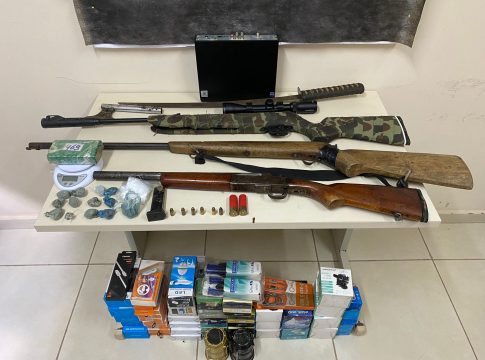 Segundo as investigações, os materiais apreendidos foram utilizados na prática de outros crimes que estão em apuração. Foto: PCPA