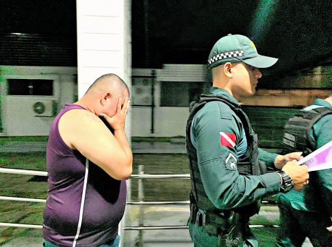 O condutor foi levado pela PM até a Seccional da Sacramenta. Foto: Divulgação