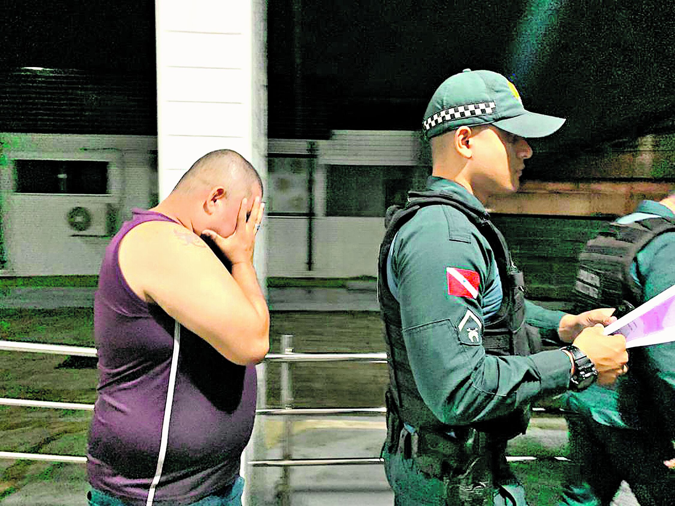 O condutor foi levado pela PM até a Seccional da Sacramenta. Foto: Divulgação