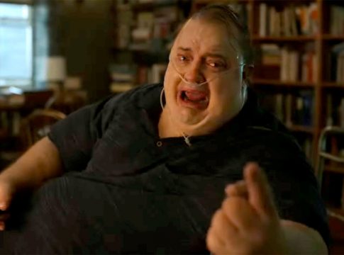 Brendan Fraser foi indicado ao Globo de Ouro e Oscar pela interpretação de um professor que pesa quase 300 quilos FOTO: DIVULGAÇÃO