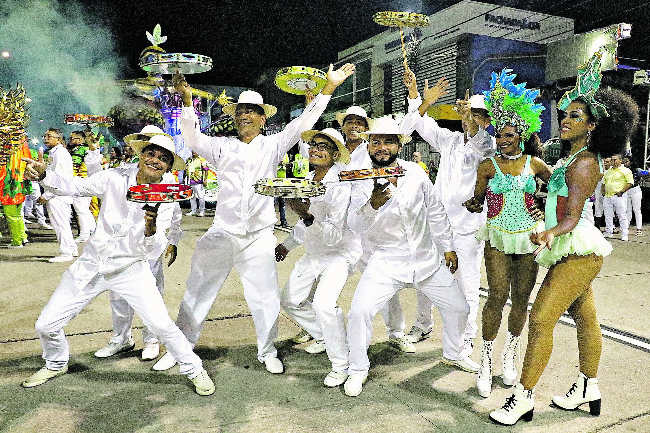 O templo do samba em Belém ganha vida, cores e alegria no segundo dia de desfiles do grupo especial neste domingo, 12, das 20h à 01h40, na Aldeia Cabana, na Pedreira. Foto: Olga Leiria - Diário do Pará - 15/02/2020.