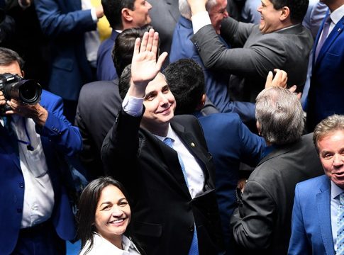 Rodrigo Pacheco vai comandar o Senado por mais um mandato. Foto: Agência Senado