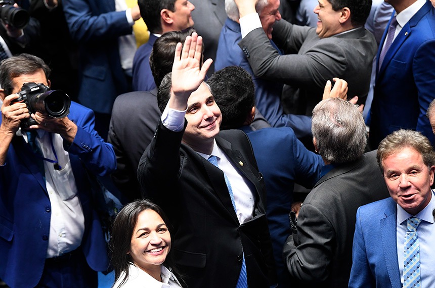 Rodrigo Pacheco vai comandar o Senado por mais um mandato. Foto: Agência Senado