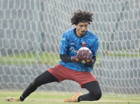 Jian em treino pelo Ituano no dia 15 de fevereiro de 2023 — Foto: Flávio Torres/Ituano FC