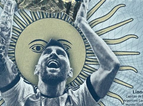 Argentina estuda criar nota de 10 mil pesos tendo estampado o rosto do jogador Lionel Messi. Foto: Divulgação