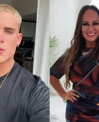 O modelo Tiago Ramos, ex-namorado da mãe do jogador Neymar, causou nas redes sociais nesta segunda-feira (27). Foto: Divulgação