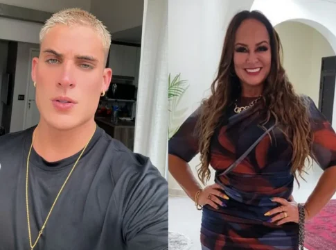 O modelo Tiago Ramos, ex-namorado da mãe do jogador Neymar, causou nas redes sociais nesta segunda-feira (27). Foto: Divulgação