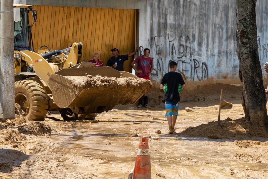 O total de pessoas fora de casa, desabrigadas ou desalojadas, chega a 2.496. Foto: Prefeitura de São Sebastião/Divulgação