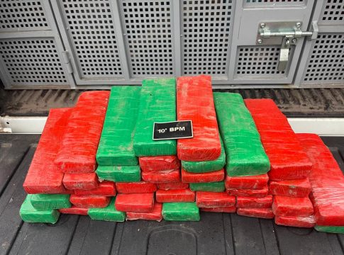 A droga apreendida pela PM. Foto: Divulgação