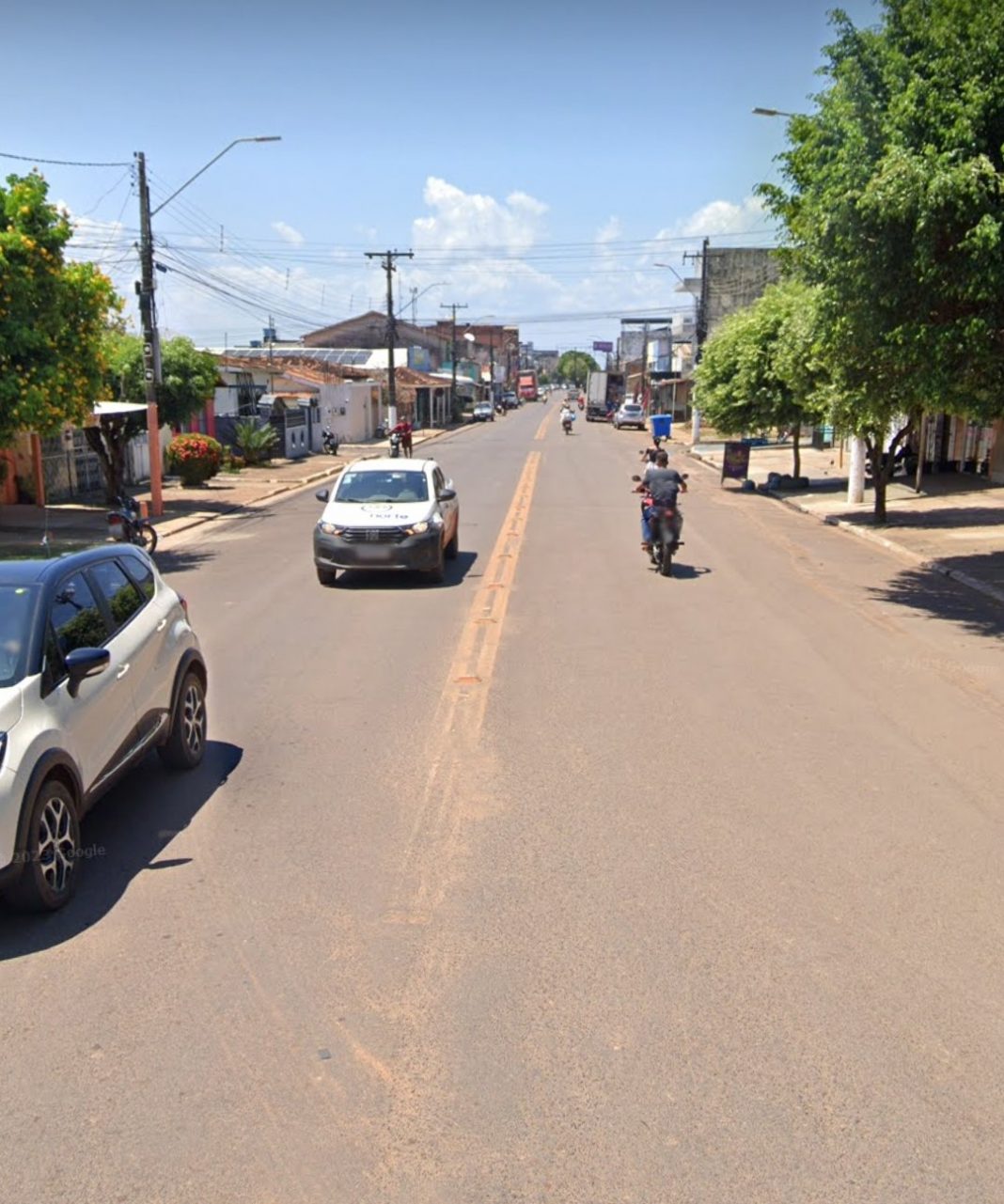 Crime ocorreu em uma avenida de Tucuruí. Foto: Divulgação Crime ocorreu em uma avenida de Tucuruí. Foto: Divulgação