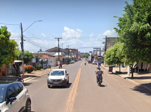 Crime ocorreu em uma avenida de Tucuruí. Foto: Divulgação