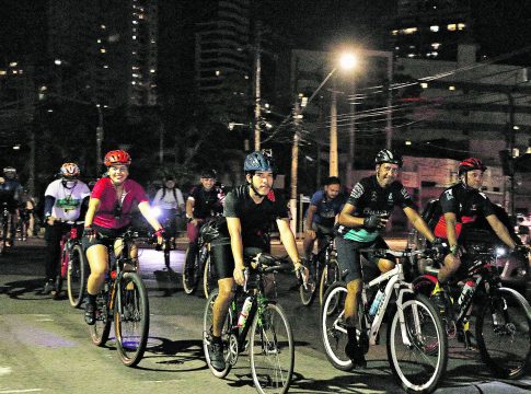 O grupo Pedal100choro vai realizar uma campanha em apoio a quem trabalha com entregas de aplicativos e corre perigo nas ruas de Belém. Foto: Antônio Melo