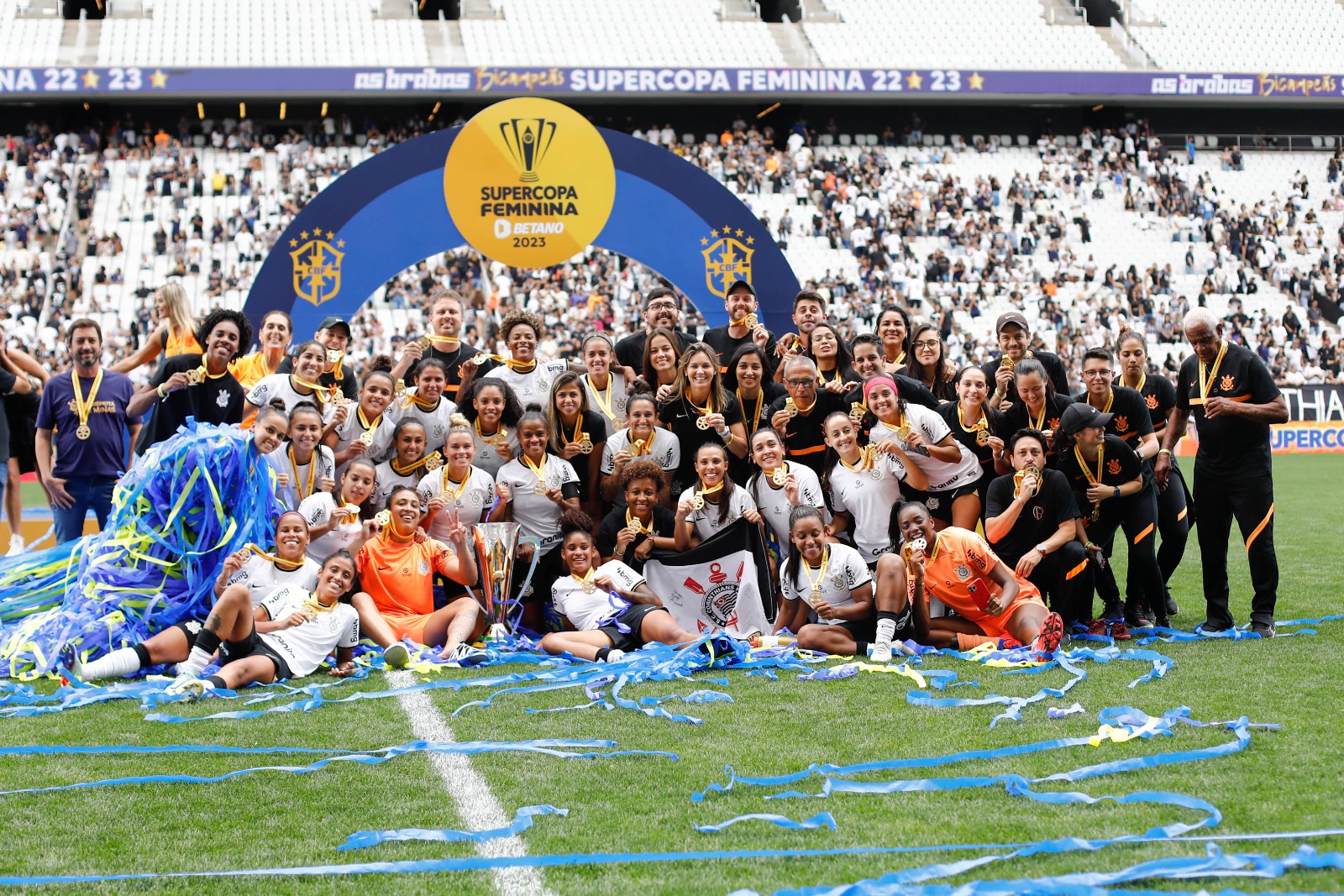 As meninas do Corinthians seguem imbatíveis. Foto: ? Rodrigo Gazzanel / Ag. Corinthians