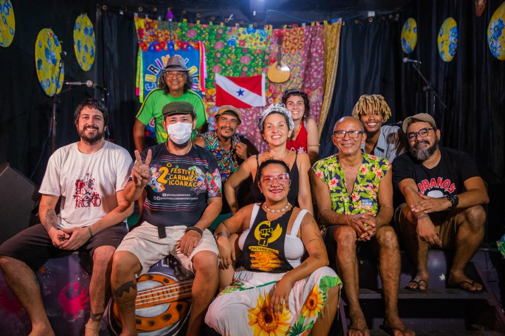 Um coletivo de produtores, artistas e Mestres do distrito de Icoaraci realizam de forma totalmente independente o evento Carimbó Folia 2023. Foto: Pierre Azevedo Um coletivo de produtores, artistas e Mestres do distrito de Icoaraci realizam de forma totalmente independente o evento Carimbó Folia 2023. Foto: Pierre Azevedo