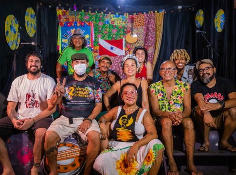 Um coletivo de produtores, artistas e Mestres do distrito de Icoaraci realizam de forma totalmente independente o evento Carimbó Folia 2023. Foto: Pierre Azevedo