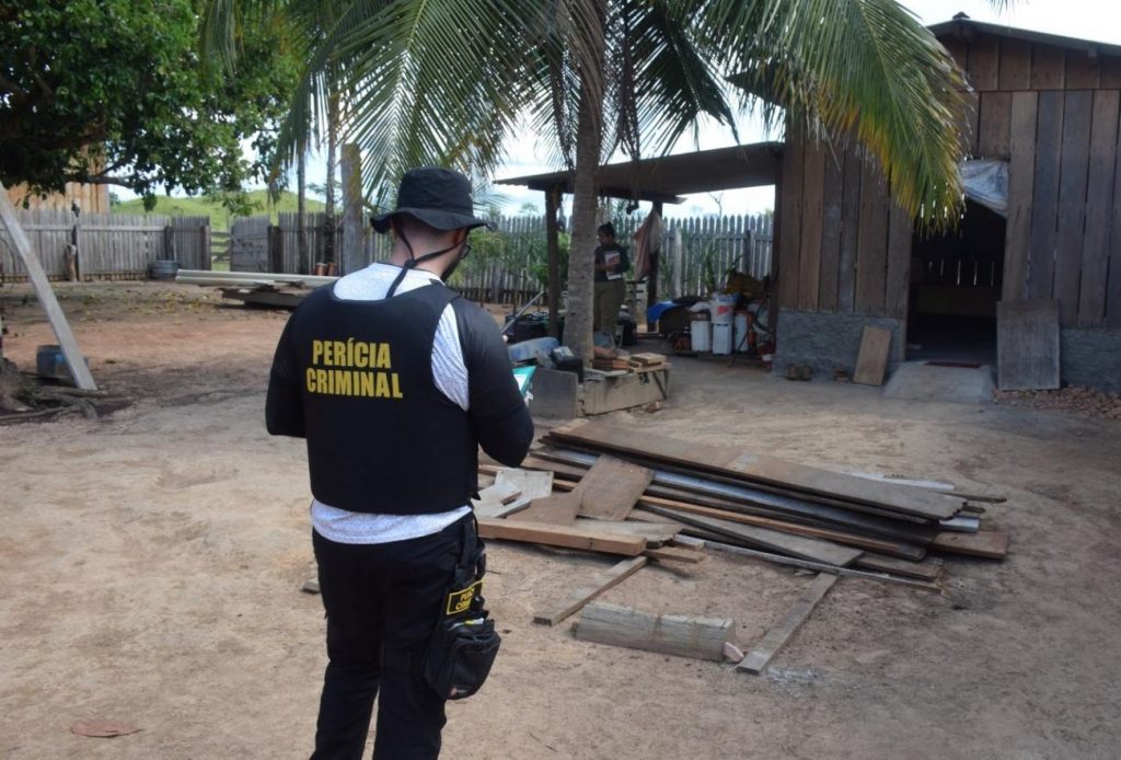 A contribuição dos peritos criminais do NCA já era destinada na Operação Amazônia Viva, também organizada pela Sema. Foto: Divulgação A contribuição dos peritos criminais do NCA já era destinada na Operação Amazônia Viva, também organizada pela Sema. Foto: Divulgação