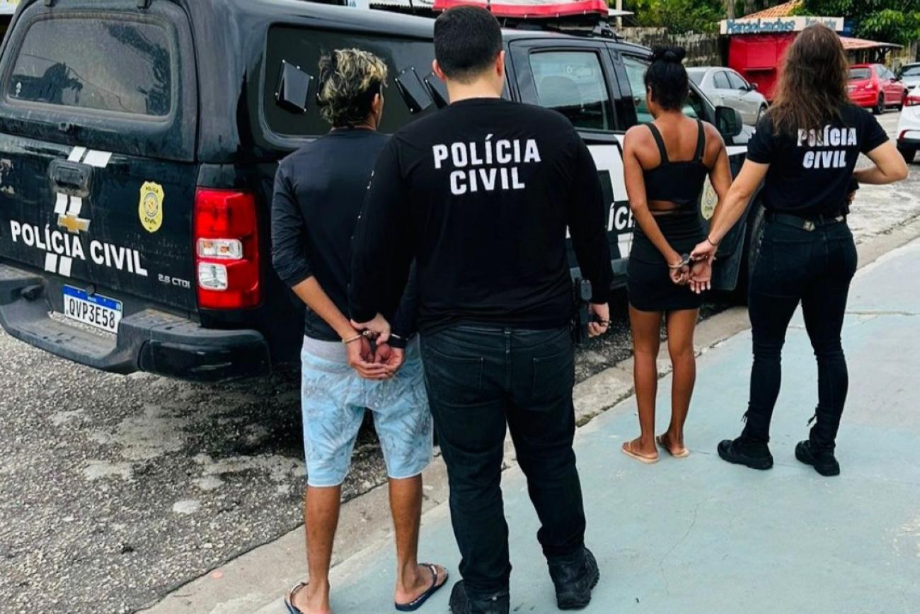 Jovem de 21 anos foi pego em flagrante pela Polícia Civil. Foto: PCPA