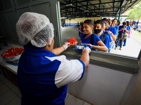 O orçamento geral do Programa Nacional de Alimentação Escolar (PNAE) saltou de R＄ 4 bilhões para cerca de R＄ 5,5 bilhões. Foto: Agência Pará