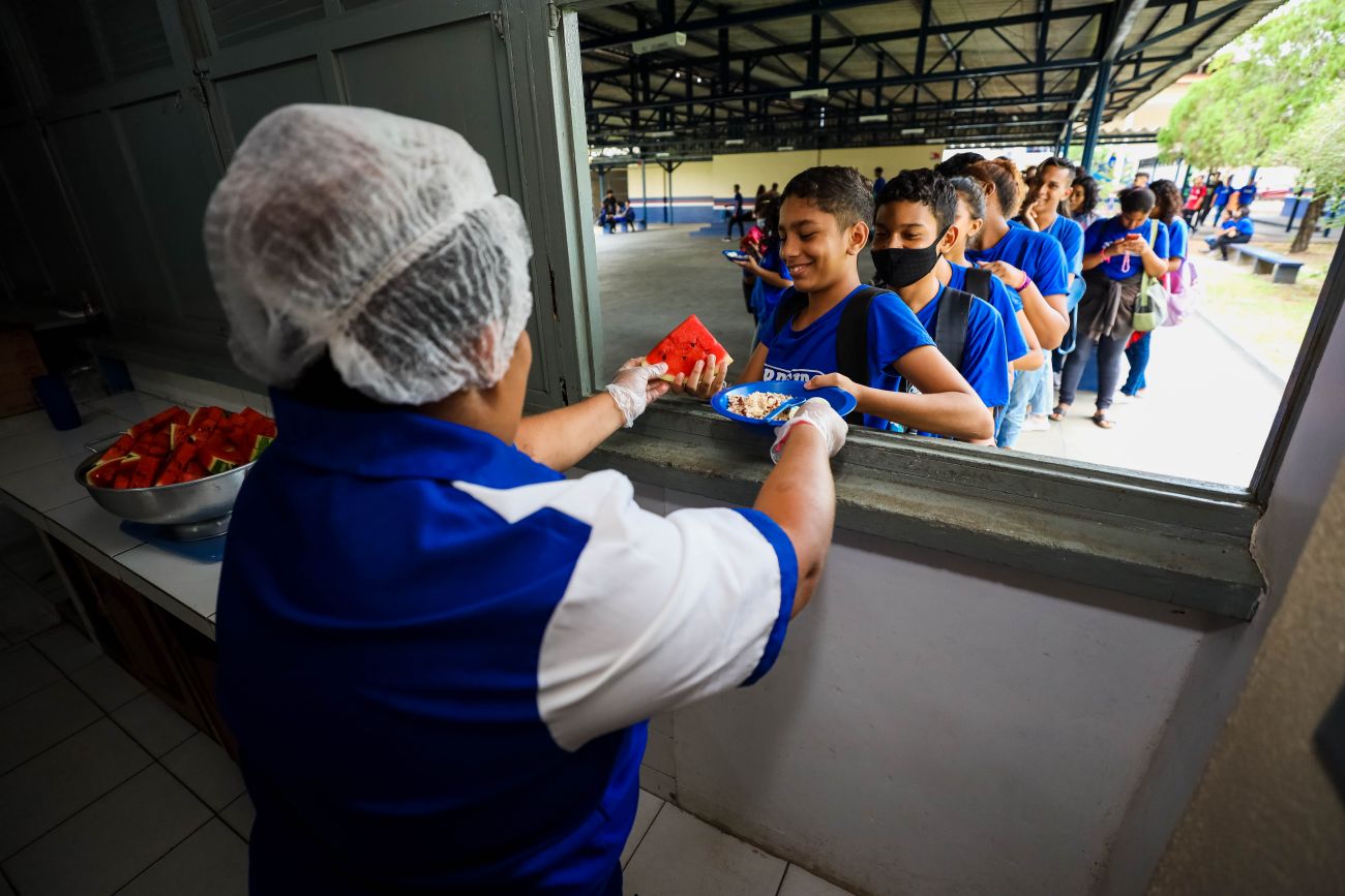 O orçamento geral do Programa Nacional de Alimentação Escolar (PNAE) saltou de R＄ 4 bilhões para cerca de R＄ 5,5 bilhões. Foto: Agência Pará