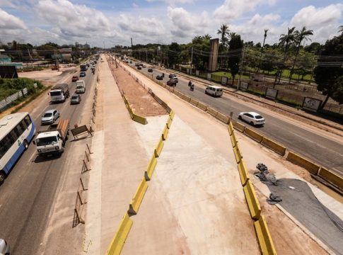 Foi adiado, para a próxima terça-feira (07/03), o desvio de saída da avenida Ananin pela BR-316, na Região Metropolitana de Belém. Foto: Agência Pará