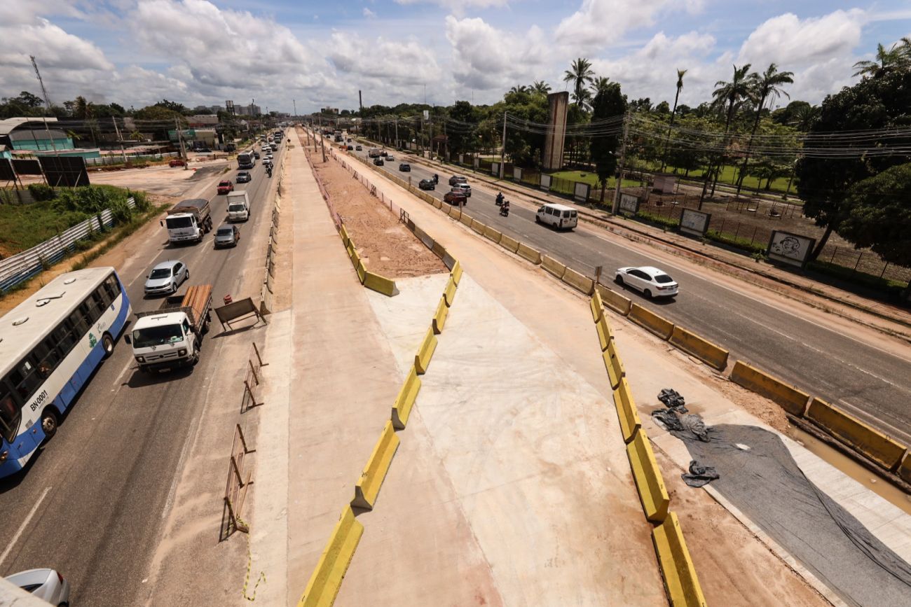 Foi adiado, para a próxima terça-feira (07/03), o desvio de saída da avenida Ananin pela BR-316, na Região Metropolitana de Belém. Foto: Agência Pará