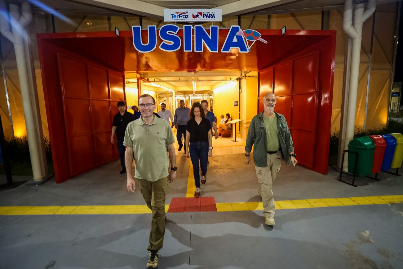 Comitiva internacional cumpriu extensa agenda na cidade de Paragominas e veio a capital conhecer os espaços e atividades da Usina da Paz. Foto: Ag. Pará