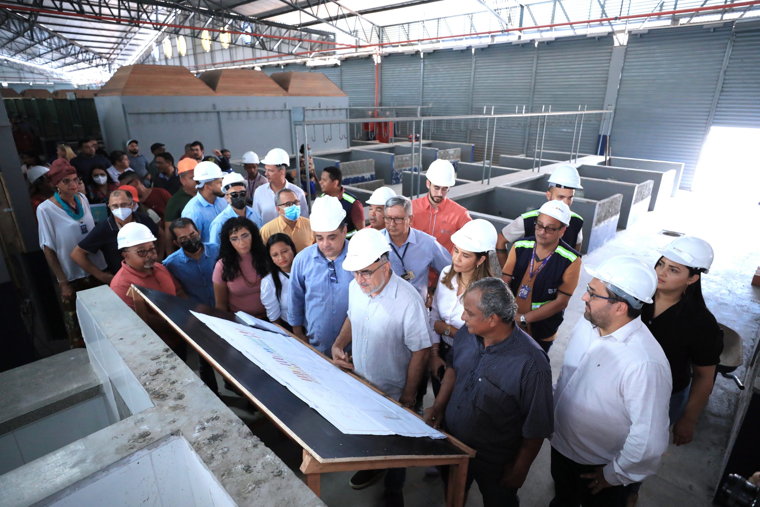 Inaugurado na gestão municipal anterior, em dezembro de 2020, sem atender as demandas básicas dos trabalhadores do local. Foto: Marcos Barbosa/Comus